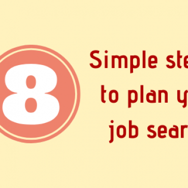 8 Simple Steps To Plan Your Job Search (Infographic)